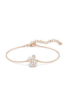 5738202 Swarovski Bilezik Swan:bracelet Whı/ros Metalik