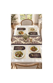 Tarzını Seç Runsupset Runner 70 X 140 Cm + 4 Adet Supla - Çok Renkli Tarzını Seç Runsupset Runner 70 X 140 Cm + 4 Adet Supla - Çok Renkli