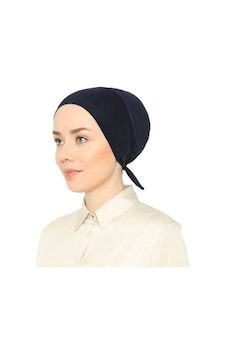 Melodi Scarf Fileli Dikişsiz Bone Lacivert Lacivert Melodi Scarf Fileli Dikişsiz Bone Lacivert Lacivert