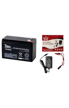 12v 9ah Led Aküsü Ve Şarj Aleti 12v 9ah Led Aküsü Ve Şarj Aleti