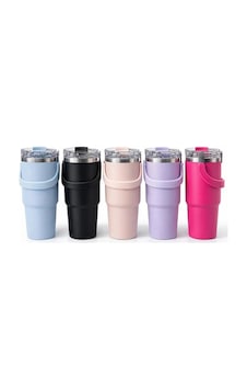 Jenerik 900 Ml Taşıma Kulplu Paslanmaz Çelik Termos Mug - Vakumlu Isı Yalıtımlı Bardak Alk4631 Çok Renkli Jenerik 900 Ml Taşıma Kulplu Paslanmaz Çelik Termos Mug - Vakumlu Isı Yalıtımlı Bardak Alk4631 Çok Renkli