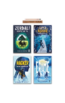 Timaş İlk Gençlik Süper Başkan - Zerdali - Hacker - Erime Set 4 Kitap