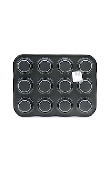 Büro Ev Ofis Mutfağı İçin 12parça Siyah Metal Muffin Kek Kalıbı Diğer Büro Ev Ofis Mutfağı İçin 12parça Siyah Metal Muffin Kek Kalıbı Diğer