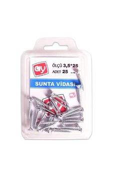 3.5x25 25li Sunta Vidası Diğer 3.5x25 25li Sunta Vidası Diğer