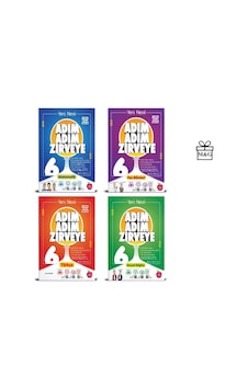 6. Sınıf Adım Adım Matematik, Fen Bilimleri, Türkçe Ve Sosyal Bilgiler Konu Anlatımlı