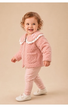 Cantoy Kız Bebek Dantel Ve Nakış Detaylı Bebek Wellsoft Mont Yumuşak Dokulu Hırka Pembe Cantoy Kız Bebek Dantel Ve Nakış Detaylı Bebek Wellsoft Mont Yumuşak Dokulu Hırka Pembe