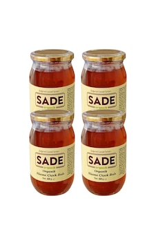 Sade Organik Süzme Çiçek Balı 460 Gr. 4 Lü Paket Sade Organik Süzme Çiçek Balı 460 Gr. 4 Lü Paket