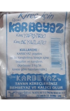 Kar Beyaz Kireç Parlatıcı Çivit Paket Takribi 60 Gr + - % 5 - Değişkenlik Gösterebilir Kar Beyaz Kireç Parlatıcı Çivit Paket Takribi 60 Gr + - % 5 - Değişkenlik Gösterebilir