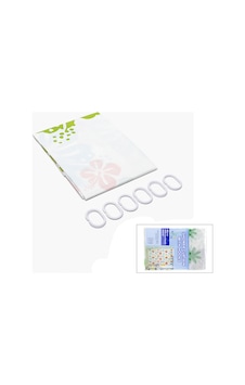 Ventra Pvc Banyo Duş Perdesi 90x180 Cm - 2'li, 12 Halka Ventra Diğer Ventra Pvc Banyo Duş Perdesi 90x180 Cm - 2'li, 12 Halka Ventra Diğer