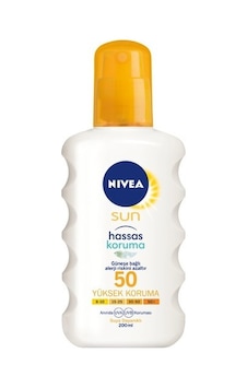 Nivea Sun Hassas Koruma Güneş Spreyi SPF50 200 ML Nivea Sun Hassas Koruma Güneş Spreyi SPF50 200 ML