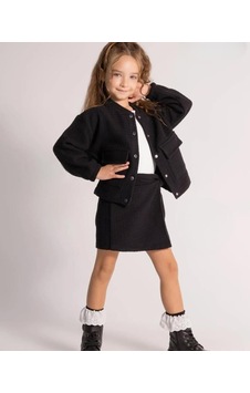 Dmb Kids Kız Ceket 25ydmb0547 Siyah