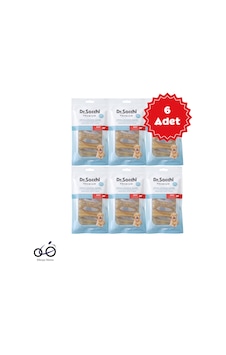 Dr.sacchi Premium Sığır Etli Doğal Sığır Derisi Press Kemik Tahılsız Köpek Ödülü 3'' 5'li 100gr 6 Adet