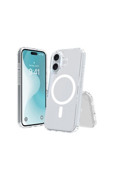 Bikapak Magslım Apple Uyumlu iPhone 16 Şeffaf Kapak