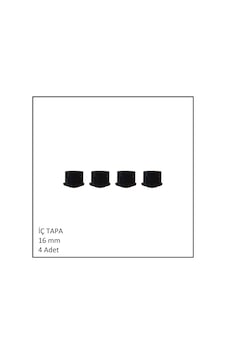 Plastik İç Tapa, Yuvarlak, 16 Mm 4 Adet Siyah Plastik İç Tapa, Yuvarlak, 16 Mm 4 Adet Siyah