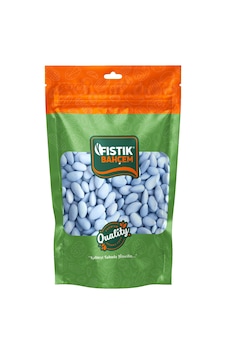 Fıstık Bahçem Badem Şekeri Mavi 500 G