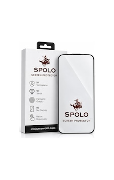 Spolo İphone 17e 5d Tam Kaplayan Ekran Koruyucu 9h Sertlik, Hd Görüntü, Hassas Dokunmatik Spolo İphone 17e 5d Tam Kaplayan Ekran Koruyucu 9h Sertlik, Hd Görüntü, Hassas Dokunmatik