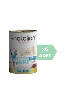 Anatolian Premium Puppy Lamb Pate Kuzulu Ezme Yavru Köpek Konservesi 6 x 400 G