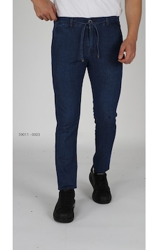 Brango Erkek Jogger Beli Lastikli Pamuklu Slim Fit Pantolon 001