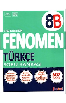 Fenomen 8. Sınıf Lgs Türkçe Soru Bankası B Fenomen 8. Sınıf Lgs Türkçe Soru Bankası B