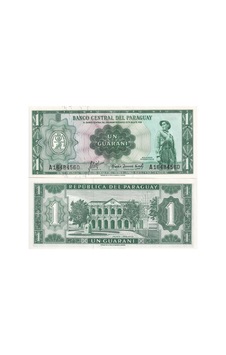 Paraguay 1952 Yılı 1 Guarani Unc Koleksiyon Para Paraguay 1952 Yılı 1 Guarani Unc Koleksiyon Para