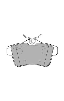 Citroen Ds4 2.0 Bluehdi 150 2014-2015 Delphi Arka Fren Balatası Citroen Ds4 2.0 Bluehdi 150 2014-2015 Delphi Arka Fren Balatası
