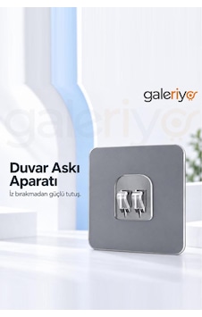 Kendinden Yapışkanlı Askı Şeffaf Duvar Askısı Çift Askılı Çerçeve Tutucu 10 Adet Açık Gri Kendinden Yapışkanlı Askı Şeffaf Duvar Askısı Çift Askılı Çerçeve Tutucu 10 Adet Açık Gri