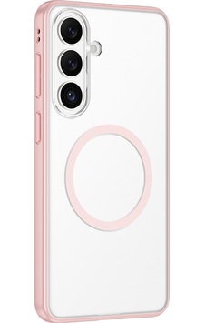 Galaxy S26 Plus Uyumlu Kılıf M-safe Şarj Özellikli Mat Arka Yüzey Wlons Lola Kapak Pembe Pembe
