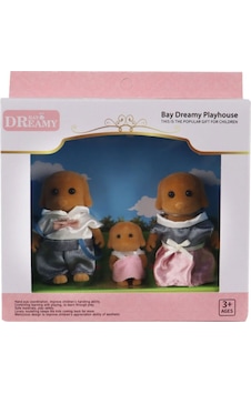 Bay Dreamy 3 Lü Köpek Ailesi Figür Seti