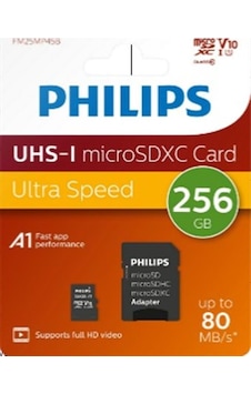 Philips Fm25mp45b/00 256gb Class10 Uhs-ı U1 Tf Adaptörlü Micro Sdxc Hafıza Kartı