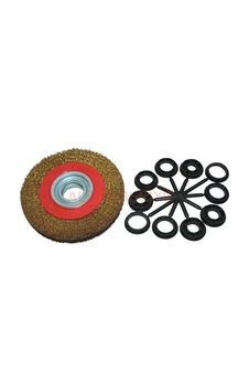Hawk 10105 Daire Fırça Sarı Telli 150x25 MM Hawk 10105 Daire Fırça Sarı Telli 150x25 MM