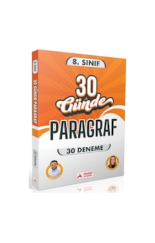 Paraf Akademi 8. Sınıf 30 Günde Paragraf 30 Deneme - Mesut Bayraktar, Duygu Akkaya Salman Paraf Akademi Yayınları Paraf Akademi 8. Sınıf 30 Günde Paragraf 30 Deneme - Mesut Bayraktar, Duygu Akkaya Salman Paraf Akademi Yayınları