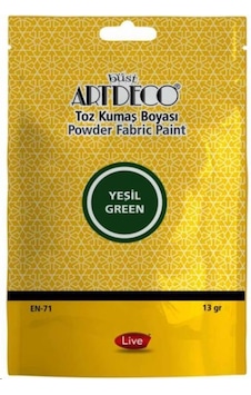 Artdeco Toz Kumaş Boyası Yeşil 13 G Artdeco Toz Kumaş Boyası Yeşil 13 G