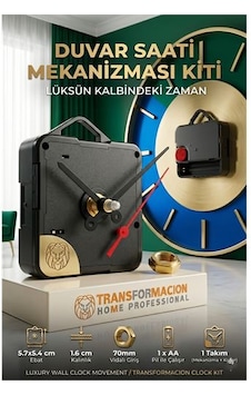 Sessiz Akar Saat Mekanizması Askılı Duvar Saati Motoru Akrep Yelkovan Seti 723157 Çok Renkli Sessiz Akar Saat Mekanizması Askılı Duvar Saati Motoru Akrep Yelkovan Seti 723157 Çok Renkli