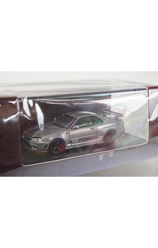 1:64 Motorhelix Nissan Skyline Gt-r R34 Nismo Crs Gun Metallic M63422b