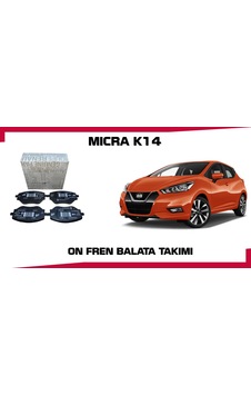 Nıssan Mıcra On Fren Balata Takımı K14 2017 Nıssan Mıcra On Fren Balata Takımı K14 2017