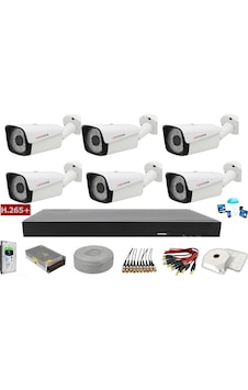 6'Lı Cenova 2Mp Ahd Full Set+Harddisk Güvenlik Kamerası