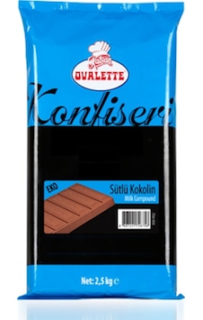 Katsan Ovalette Sütlü Konfiseri Kokolin Çikolata Eko 2500 G Katsan Ovalette Sütlü Konfiseri Kokolin Çikolata Eko 2500 G