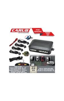 Carub Park Sensörü Ekranlı Sesli 22mm Siyah