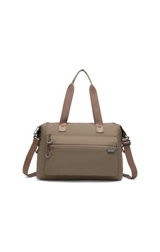 Smart Bags Hafif Kumaş Günübirlik Seyahat Çantası Veya Xl Kadın Omuz Çantası Kahverengi