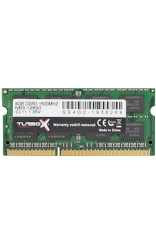 Turbox Race Lap S 4 GB DDR3 1600 MHz CL11 Notebook Ram Turbox Race Lap S 4 GB DDR3 1600 MHz CL11 Notebook Ram