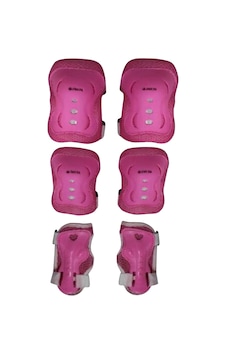 Delta Your Saver Paten Kaykay Scooter Bisiklet Koruyucu Seti Large Pembe