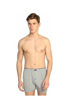 Moda Dua Tutku 0117 Erkek Penye Düz Boxer gri Moda Dua Tutku 0117 Erkek Penye Düz Boxer gri