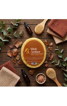 Misk Amber Doğal Süngerli Sabun 120g - Büyüleyici Koku Ve Canlandırıcı Etki Diğer