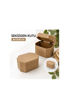 Sekizgen Mdf Kutu 9x13x6 Cm Ham Ahşap Boyanabilir Dekoratif Kutu Lacivert Sekizgen Mdf Kutu 9x13x6 Cm Ham Ahşap Boyanabilir Dekoratif Kutu Lacivert