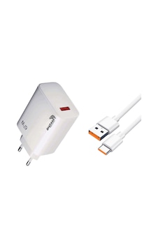 Shoami SH-67 67 W Turbo Şarj Adaptörü USB To Usb-C Data & Şarj Kablosu
