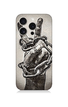 Apple Uyumlu iPhone 15 Pro Max Barış Eli Desenli Silikon Kılıf Silikon Apple Uyumlu iPhone 15 Pro Max Barış Eli Desenli Silikon Kılıf Silikon