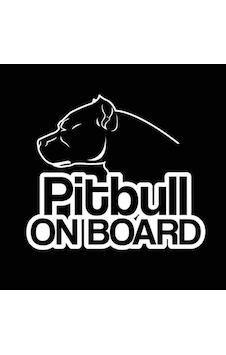 Pitbull Tarafından Korunuyor Sticker Yapıştırma 16Cm Beyaz Pitbull Tarafından Korunuyor Sticker Yapıştırma 16Cm Beyaz