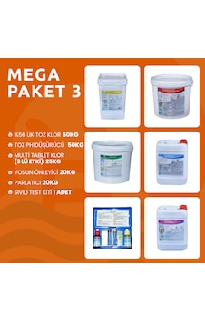 Havuz Bakım Seti Mega Paket 3 Havuz Bakım Seti Mega Paket 3