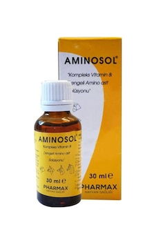 Pharmax Canvit Aminosol Vitamin ve Aminoasit Solüsyonu 30 ML Pharmax Canvit Aminosol Vitamin ve Aminoasit Solüsyonu 30 ML