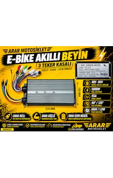 E-bike Akıllı Beyin 3 Teker Kasalı Buja 48-84v 5000w 55a-4532 60/120 55 Amper E-bike Akıllı Beyin 3 Teker Kasalı Buja 48-84v 5000w 55a-4532 60/120 55 Amper